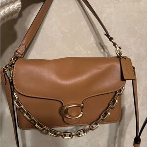 Coach Chain Leather Tabby Bag
